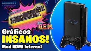 Retro Gem no PS2 Mod HDMI para Playstation 2 Gráficos insanos como nunca antes