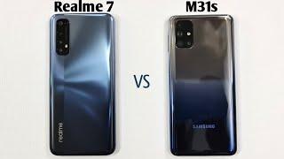 Realme 7 vs Samsung M31s Speedtest & Camera Comparison
