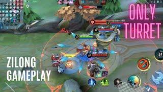 Mobile Legends Zilong Specialis Turret Push Gameplay