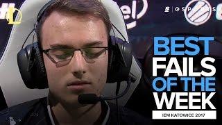 Best LoL FAILS from IEM Katowice 2017