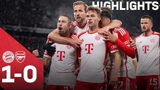 Kimmichs header pushes Bayern to the semi-finals  FC Bayern vs. Arsenal FC 1-0  UCL Highlights