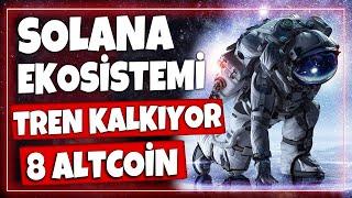 YÜKSELİŞE HAZIR SIRADAKİ 8 ALTCOİN SOLANA EKOSİSTEMİ ALTCOİN SEPETİ BTC SON DURUM #gateio