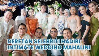 Bertabur Bintang Potret Rekan Artis Hadiri Intimate Wedding Mahalini & Rizky Febian di Bali