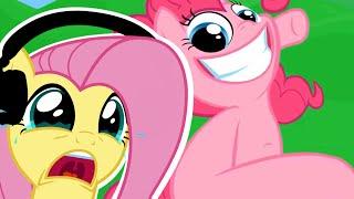 Fluttershee reacts to Smile HD   CELESTIA HELP US ALL  SCARY