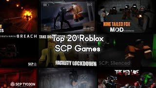 Top 20 Roblox SCP Games