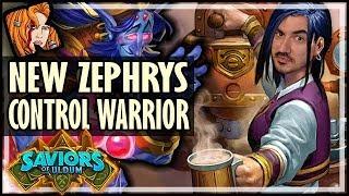 How To Use ZEPHRYS In NON-HIGHLANDER - NEW Control Warrior? - Saviors of Uldum Hearthstone