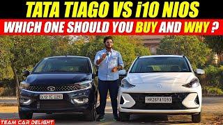 Tata Tiago vs Hyundai Grand i10 NIOS - Comfort Drive & More Compared  Detailed Comparison