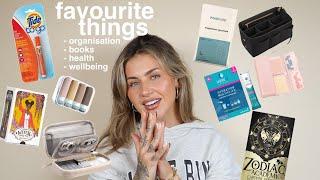 FAVOURITE THINGS - ORGANISATION BOOKS HEALTH & WELLBEING  JAMIE GENEVIEVE