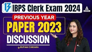 IBPS Clerk Previous Year Question Paper  IBPS Clerk Question Paper 2023  IBPS Clerk Preparation