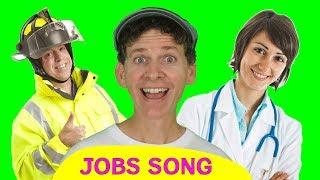 Jobs Song for Kids  Who Do You See?  Learn English Children