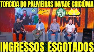 ACABOU DE ACONTECER TORCIDA DO VERDÃO INVADE CRICIÚMA INGRESSOS TODOS VENDIDOS NOTÍCIA DO PALMEIRAS