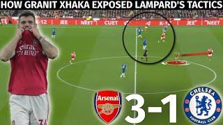 How Granit Xhaka Exposed Lampards Tactics  Arsenal vs Chelsea 3-1  Tactical Analysis