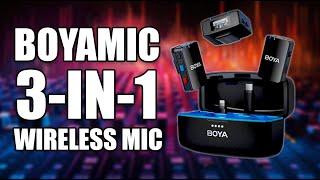 Boyamic 3-in-1 Wireless Microphone Unboxing & Full Review