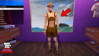 *NEW* HOW TO GET NO TOP LEDERHOSEN MODDED OUTFIT ON FEMALE CHARACTER IN GTA 5 ONLINE 1.69 *EASY*