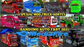 TOP KONTES 12 VARIAN MOD BUSSID TRUCK CANTER & ISUZU NMR 71 TERBARU FULL STROBObandung auto fast