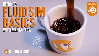 Lets Make Coffee Blender Fluid Sim Manta Flow For Beginners