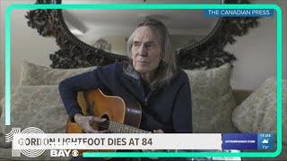 Canadian folk singer Gordon Lightfoot dies at 84