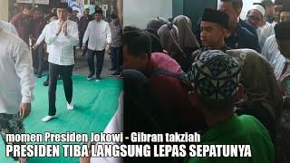 Presiden Jokowi Langsung Lepas Sepatunya - Gibran Juga Bertakziah Ke Rumah Duka Istri Habib Luthfi