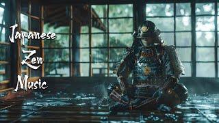 Rain On a Samurai Village - Japanese Zen Music For Meditation Healing Deep Sleep Soothing