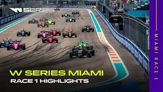 W Series Miami  Race 1 Highlights