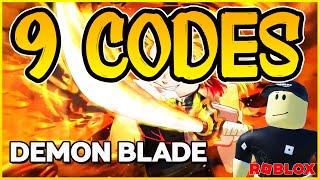 3 NEW CODES9 WORKING CODES for DEMON BLADE  New Update  Roblox 2024  Codes for Roblox TV