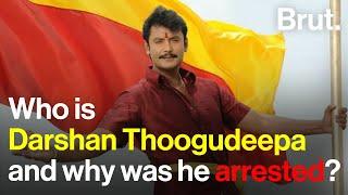 Who is Darshan Thoogudeepa and why was he arrested?
