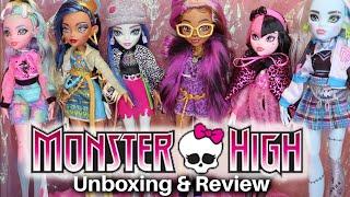 Monster High G3 Doll Unboxing & Review-Draculaura Frankie Stein Clawdeen Cleo Lagoona Ghoulia