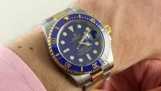 Pre-Owned Rolex Submariner 116613LB Luxury Watch Review