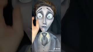 is she robot or demon  #makeup #shortvideo #viral