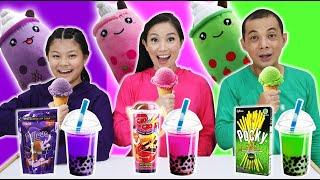 PILIH KARAKTER BONEKA BOBA ES KRIM SESUAI MAKANAN 1 WARNA KENA PRANK  Tantangan CnX Adventurers