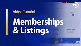 Memberships Vs Listing Packages