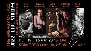 KDM Trio feat. Jure Pukl - LIVE at ZWE Jazz Club Vienna - JAZZ LIVE STREAM - Kochetova Pukl Pósa