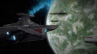 Republic fleet defends Kashyyyk from Separatists