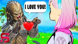 PREDATOR LEARNS TO TALK...  Fortnite  