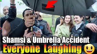 Shamsi & Umbrella Accident Speakers corner