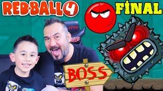 REDBALL 4 BİTTİ EN SON BÜYÜK BOSS  REDBALL 4 MAĞARALAR FİNAL