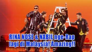 Gila RINA NOSE rap Haa TEPOK bersama Nabil Ahmad The Hardest Singing Show Ep 09