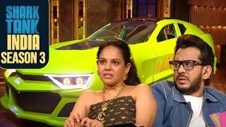 India की पहली AI Car में बैठकर सभी Sharks ने ली एक Fun Test Drive  Shark Tank IndiaS3  New Sharks