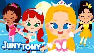 Ballerina Princess  Princess Songs for Kids  Kids Ballet Song  Preschool Songs  JunyTony