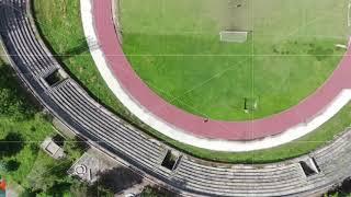 Drone View PKOR Way Halim Stadion Sumpah Pemuda Bandar Lampung