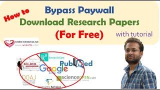 How to Access Paid Research Articles for Free Bypassing Paywalls & restrictions on research Papers