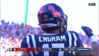 Chad Kelly finds Evan Engram for 63-yard touchdown - Alabama vs Ole Miss