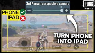 Is 90 3rd Person Perspective CameraTPP FOV Better?  iPad vs Phone  PUBG MOBILEBGMI