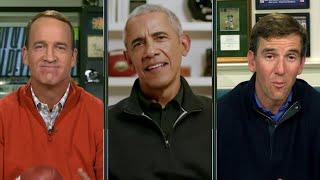 Barack Obama joins the Manning Cast on MNF to talk 85 Chicago Bears  Week 7