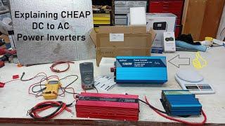 Cheap DC to AC Power Inverters ARE THEY WORTH IT? Detailed Parts List below Vid