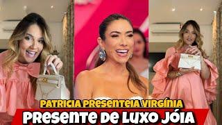 Patricia presenteia Virgínia com bolsa de Luxo e Jóias caras poliana se solta e anda de bicicleta