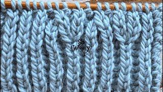 How to do Increases and Decreases in the Fishermans Rib stitch - So Woolly