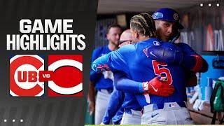 Cubs vs. Reds Game Highlights 6924  MLB Highlights