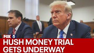 Donald Trump hush money trial gets underway