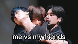 KPOP FAVORITES me vs my friends